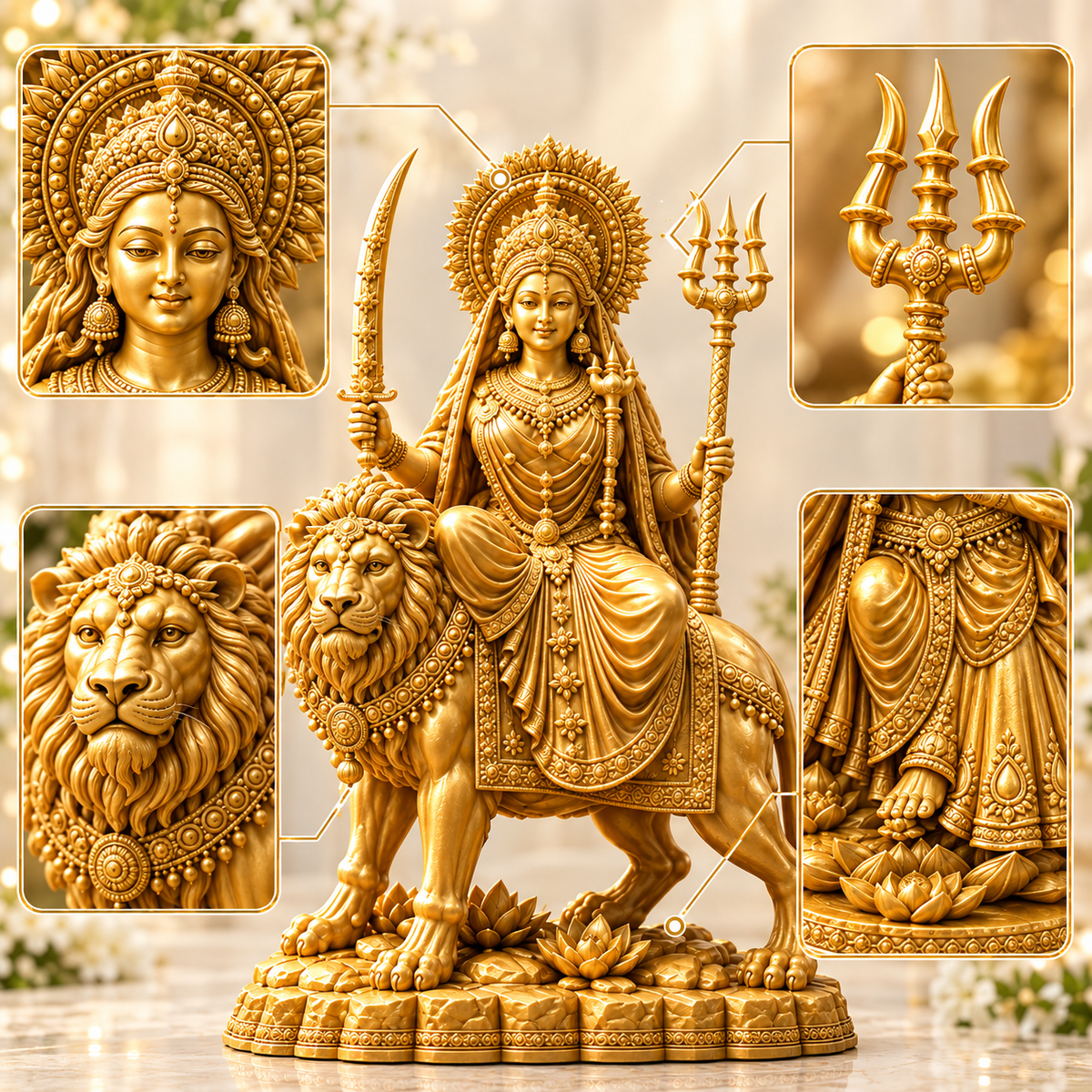 Goddess Durga Sculpture
