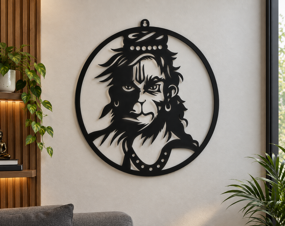 LORD HANUMANJI WALL ART