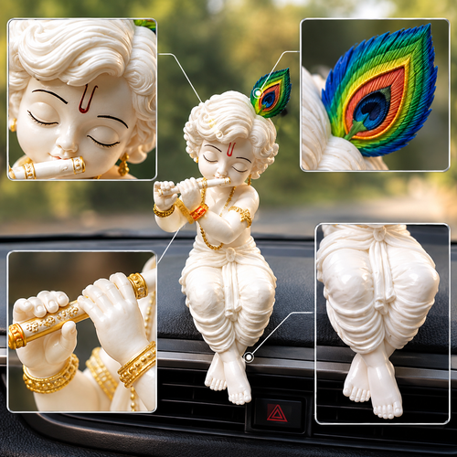 Baby Krishna Car Dashboard Idol