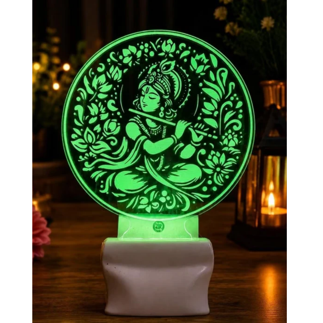 Shri Krishna LED Night Lamp